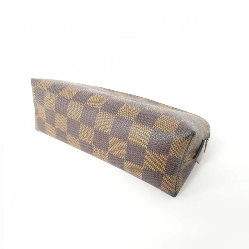 LOUIS VUITTON Authentic Brown Damier Pochette Pouch - Picture 2 of 6